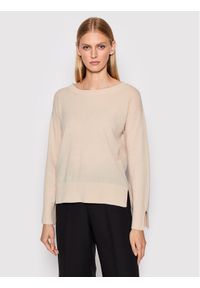MAX&Co. Sweter Sonia 73649722 Beżowy Regular Fit. Kolor: beżowy. Materiał: wełna