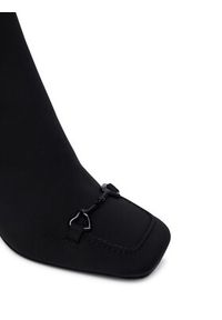 Love Moschino - LOVE MOSCHINO Botki JA21039G1PIMX000 Czarny. Kolor: czarny. Materiał: materiał #6