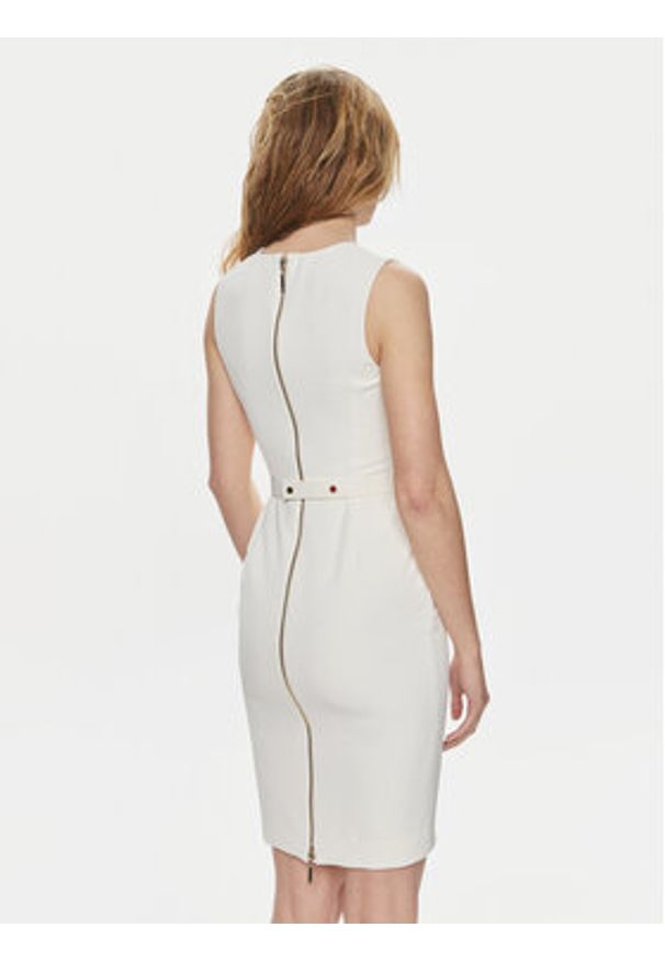 Marciano Guess Sukienka koktajlowa 4GGK31 7070A Écru Regular Fit. Materiał: syntetyk. Styl: wizytowy