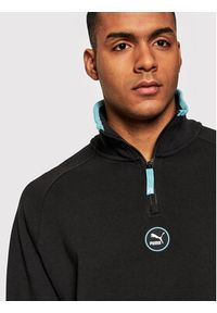 Puma Bluza Half-Zip 533619 Czarny Regular Fit. Kolor: czarny. Materiał: bawełna #4