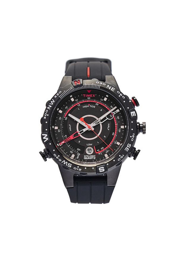 Timex Zegarek Intelligent Quartz T2N720 Czarny. Kolor: czarny