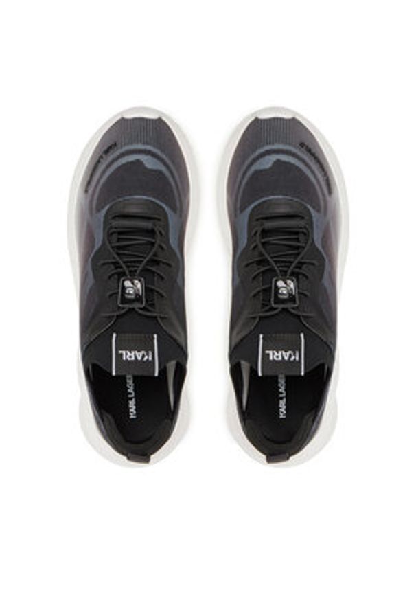 Karl Lagerfeld - KARL LAGERFELD Sneakersy KL64623 Czarny. Kolor: czarny. Materiał: materiał