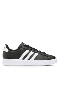 Adidas - adidas Sneakersy Grand Court Cloudfoam GW9196 Czarny. Kolor: czarny. Materiał: skóra. Model: Adidas Cloudfoam #1
