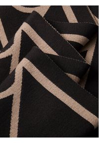 Calvin Klein Szal Emblem Aop Jcq Fine Rib Scarf LV04D8051G Czarny. Kolor: czarny. Materiał: wiskoza, materiał
