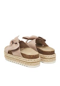 DeeZee Espadryle CT0626-16 Beżowy. Kolor: beżowy. Materiał: materiał #2
