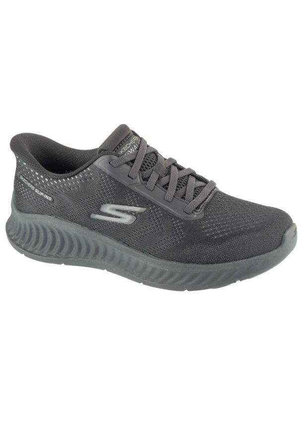 skechers - Buty sportowe Sneakersy męskie, Slip-Ins: Go Walk Now - Payton. Kolor: czarny. Sport: turystyka piesza