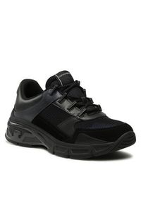 Emporio Armani Sneakersy X4X625 XN948 T424 Czarny. Kolor: czarny. Materiał: materiał #3