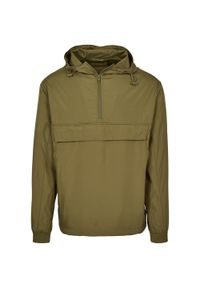 BUILD YOUR BRAND - Kurtka Unisex Basic Pull Over Dla Dorosłych. Kolor: zielony