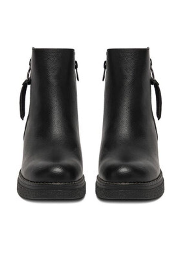 Clara Barson Botki CEO-WS6570-07 Czarny. Kolor: czarny. Materiał: materiał