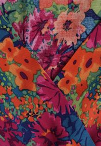 Born2be - Różowa Sukienka z Wiskozy Cliera. Okazja: na imprezę. Kolor: różowy. Materiał: wiskoza. Wzór: kolorowy, aplikacja, kwiaty. Sezon: lato. Typ sukienki: kopertowe. Styl: elegancki, retro. Długość: maxi #7