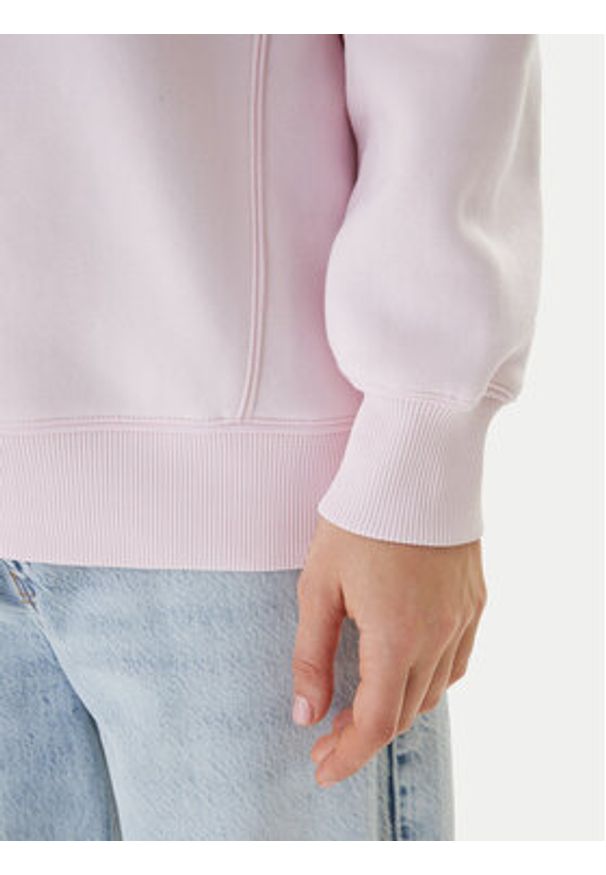 Guess Bluza W6RQ16 KB681 Różowy Regular Fit. Kolor: różowy. Materiał: syntetyk, bawełna