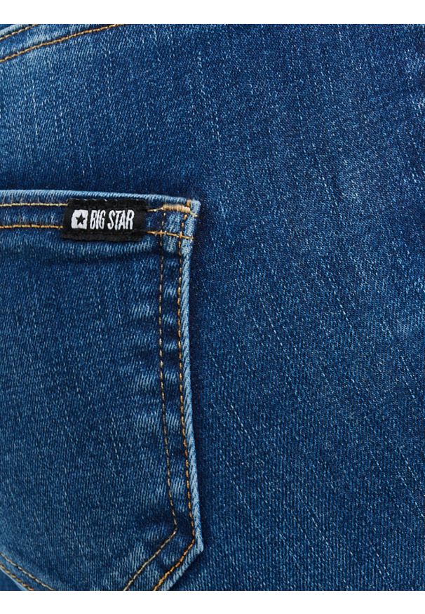 Big-Star - Jeansy damskie super skinny niebieskie Destiny 358. Stan: podwyższony. Kolor: niebieski. Styl: klasyczny