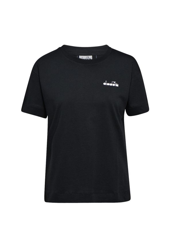 Diadora - Koszulka damska DIADORA L.SS T-SHIRT LOGO. Kolor: czarny