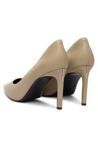 Calvin Klein Szpilki Ess Stiletto 90 HW0HW02608 Beżowy. Kolor: beżowy. Materiał: skóra. Obcas: na szpilce #5