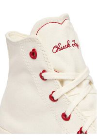Converse Trampki Chuck Taylor All Star Lift Platform Hearts A19058C Biały. Kolor: biały. Materiał: materiał. Obcas: na platformie #3