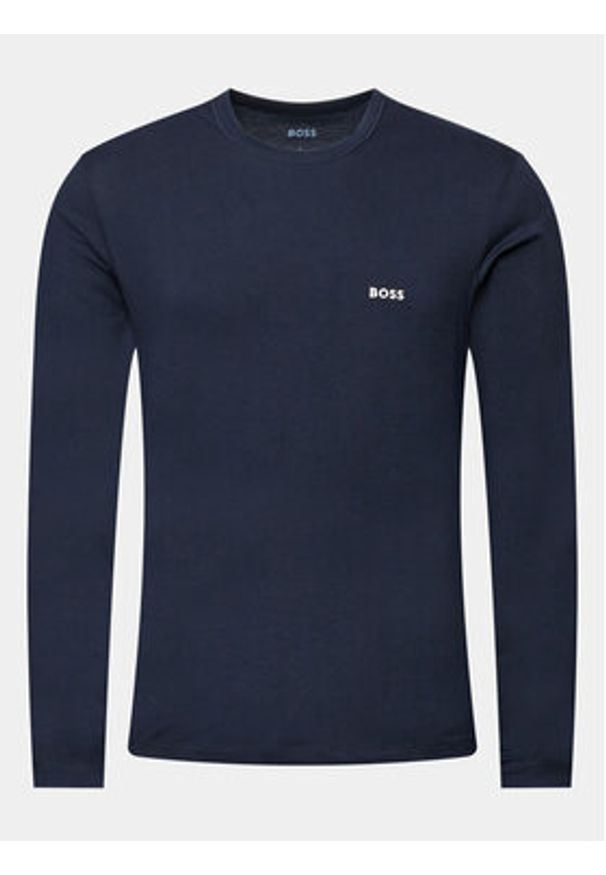 BOSS - Boss Komplet 3 longsleeve 50492321 Kolorowy Regular Fit. Materiał: bawełna. Długość rękawa: długi rękaw. Wzór: kolorowy