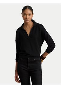 Lauren Ralph Lauren - LAUREN RALPH LAUREN Sweter 200P14056002 Czarny Regular Fit. Kolor: czarny. Materiał: syntetyk #1