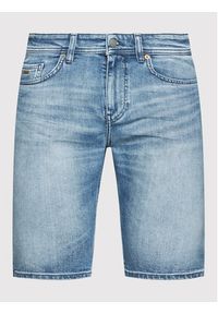 BOSS - Boss Szorty jeansowe Taber 50469955 Niebieski Slim Fit. Kolor: niebieski. Materiał: jeans, bawełna #5