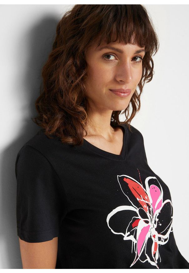 bonprix - T-shirt. Kolor: czarny