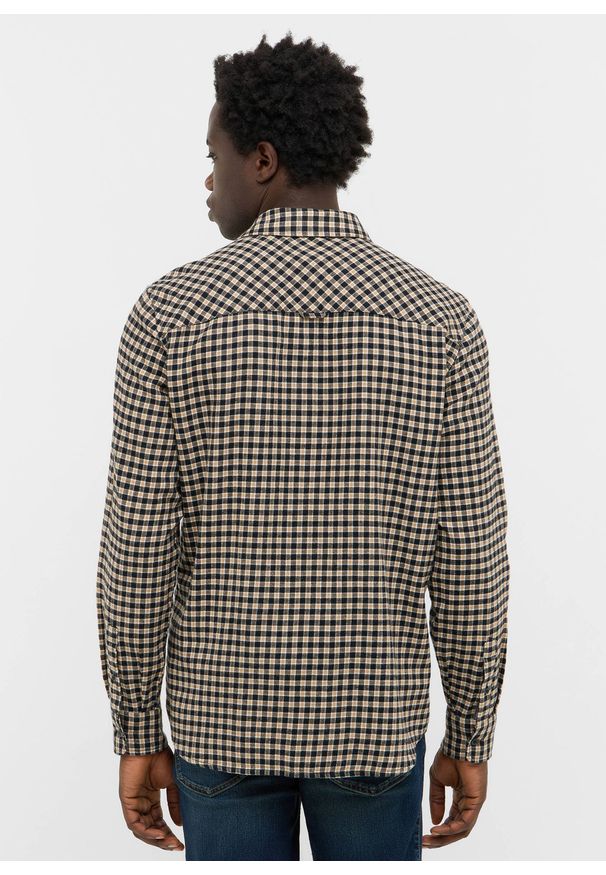 Męska Koszula Mustang Style Eastbridge brushed twill mini check black 1016960 12786