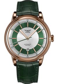 AVIATOR - Zegarek Aviator Zegarek męski Aviator V.3.32.2.271.4 zielony. Kolor: zielony #1