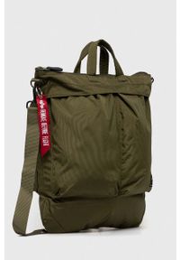 Alpha Industries torba kolor zielony. Kolor: zielony #6