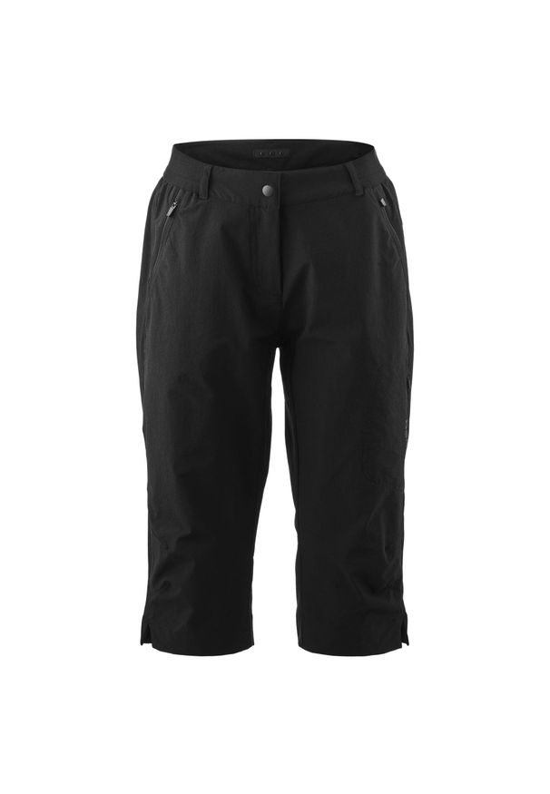 GONSO - Spodnie 3/4 damskie Gonso Adventure. Kolor: czarny. Sport: kolarstwo