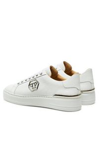 Philipp Plein - PHILIPP PLEIN Sneakersy AADS USC0665 PLE010N Biały. Kolor: biały. Materiał: skóra #4