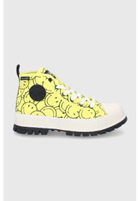 Palladium Trampki kolor żółty. Nosek buta: okrągły. Zapięcie: sznurówki. Kolor: żółty. Szerokość cholewki: normalna