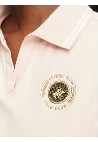 Beverly Hills Polo Club Polo L2605-HR Różowy jasny Regular Fit. Typ kołnierza: polo. Kolor: różowy. Materiał: bawełna #4