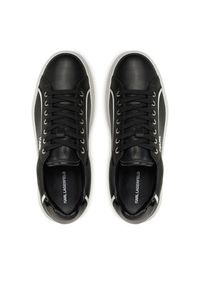 Karl Lagerfeld - KARL LAGERFELD Sneakersy KL54020 Czarny. Kolor: czarny. Materiał: skóra #6