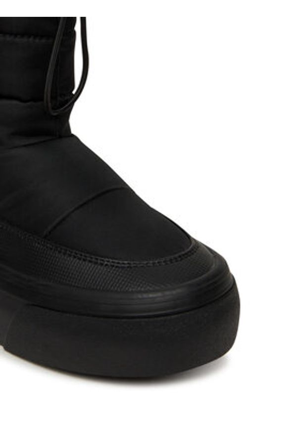 Calvin Klein Śniegowce Vulc Flatf Snowboot Nylon Mix Mg YW0YW01977 Czarny. Kolor: czarny. Materiał: materiał