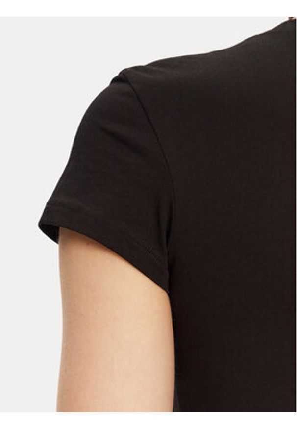 Armani Exchange T-Shirt 8NYT81 YJG3Z 52AK Czarny Regular Fit. Kolor: czarny. Materiał: bawełna