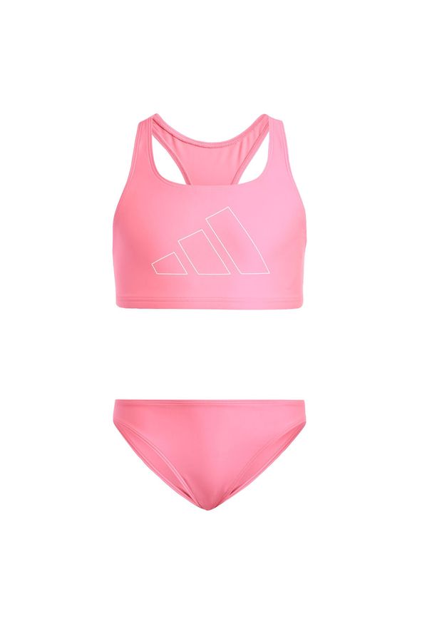 Adidas - Zestaw Logo Bikini Kids. Kolor: różowy. Materiał: materiał