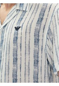 Emporio Armani Koszula EM000593 AF12351 F0027 Błękitny Regular Fit. Kolor: niebieski. Materiał: wiskoza #3
