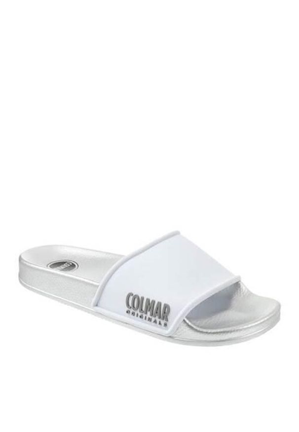Klapki damskie Colmar Slipper Plain. Kolor: biały. Materiał: syntetyk, materiał