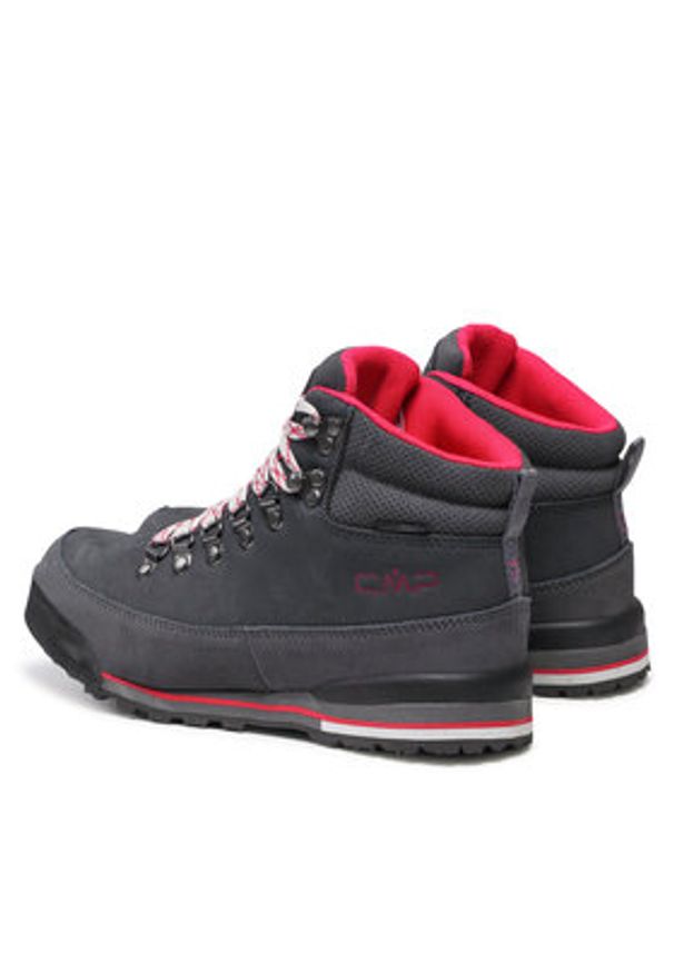 CMP Trekkingi Heka Wmn Hiking Shoes Wp 3Q49556 Szary. Kolor: szary. Materiał: nubuk, skóra