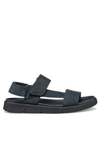 Geox Sandały U Xand 2S U15BGB 00032 C4002 Granatowy. Kolor: niebieski. Materiał: nubuk, skóra