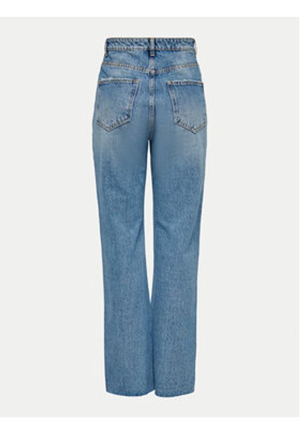 only - ONLY Jeansy Riley 15315031 Niebieski Straight Fit. Kolor: niebieski
