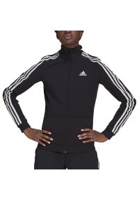 Adidas - Bluza adidas The Trackstand Cycling GK6154 - czarna. Kolor: czarny. Materiał: elastan, materiał, nylon, poliester, dresówka. Styl: sportowy, klasyczny. Sport: kolarstwo