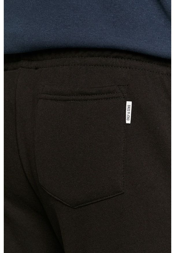Only & Sons - Spodnie. Okazja: na co dzień. Kolor: czarny. Styl: casual