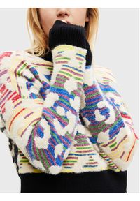Desigual Sweter Febe 22WWJF85 Kolorowy Regular Fit. Materiał: syntetyk. Wzór: kolorowy #3