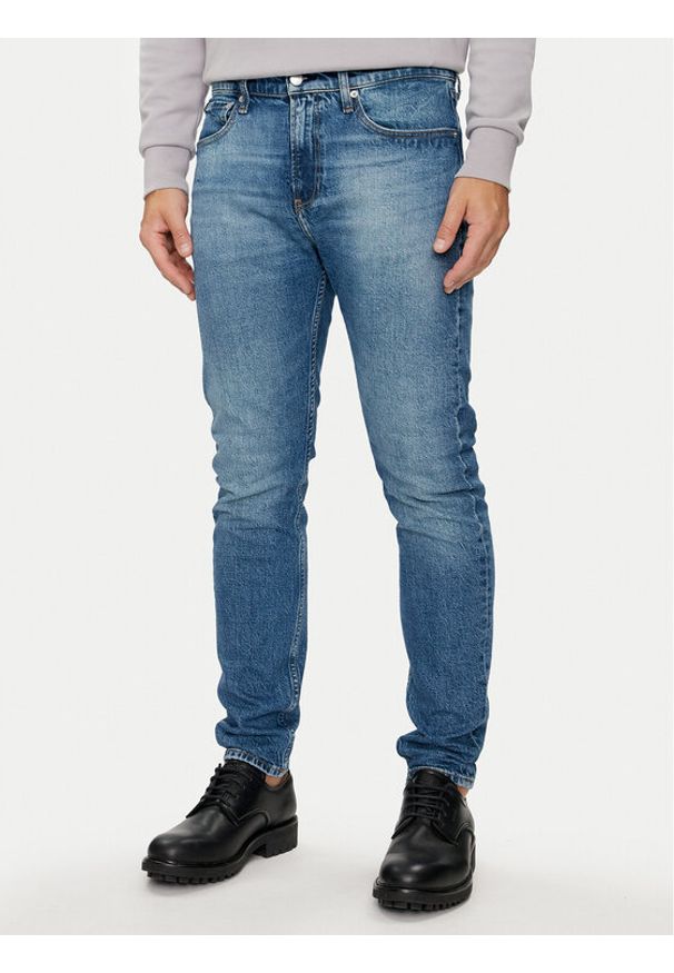 Calvin Klein Jeans Jeansy J30J326789 Niebieski Tapered Fit. Kolor: niebieski