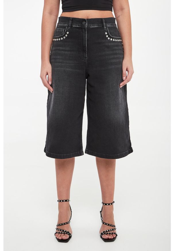 Twinset Milano - Bermudy damskie jeansowe TWINSET. Materiał: jeans