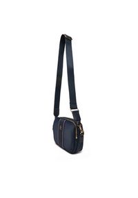 TOMMY HILFIGER - Tommy Hilfiger Torebka Poppy Camera Bag Corp AW0AW17230 Granatowy. Kolor: niebieski. Materiał: skórzane #5