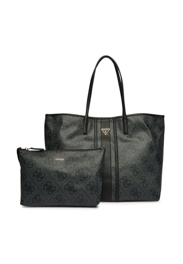 Guess Torebka 181360 Czarny. Kolor: szary. Materiał: skórzane