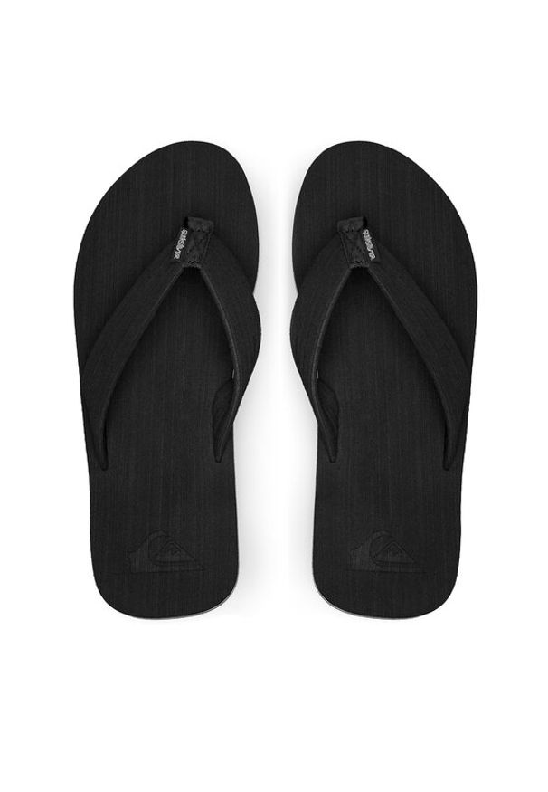 Quiksilver Japonki MOLOKAI LAYBACK TEXTURED AQYL101266 XKWK Czarny. Kolor: czarny. Materiał: syntetyk