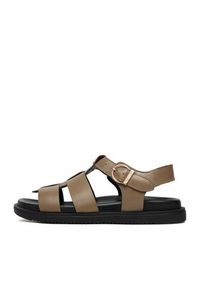 Beverly Hills Polo Club Sandały EO-WI16-SERDINIA-03 Beżowy ciemny. Kolor: beżowy. Materiał: skóra #7
