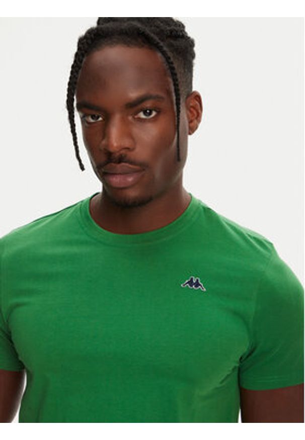 Robe di Kappa T-Shirt Luc 611187W Zielony Regular Fit. Kolor: zielony. Materiał: bawełna