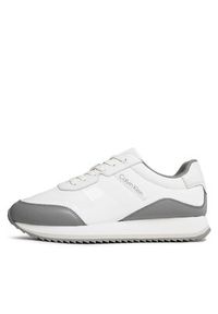 Calvin Klein Sneakersy Low Top Lace Up Heat Bond HM0HM00551 Biały. Kolor: biały. Materiał: materiał #4